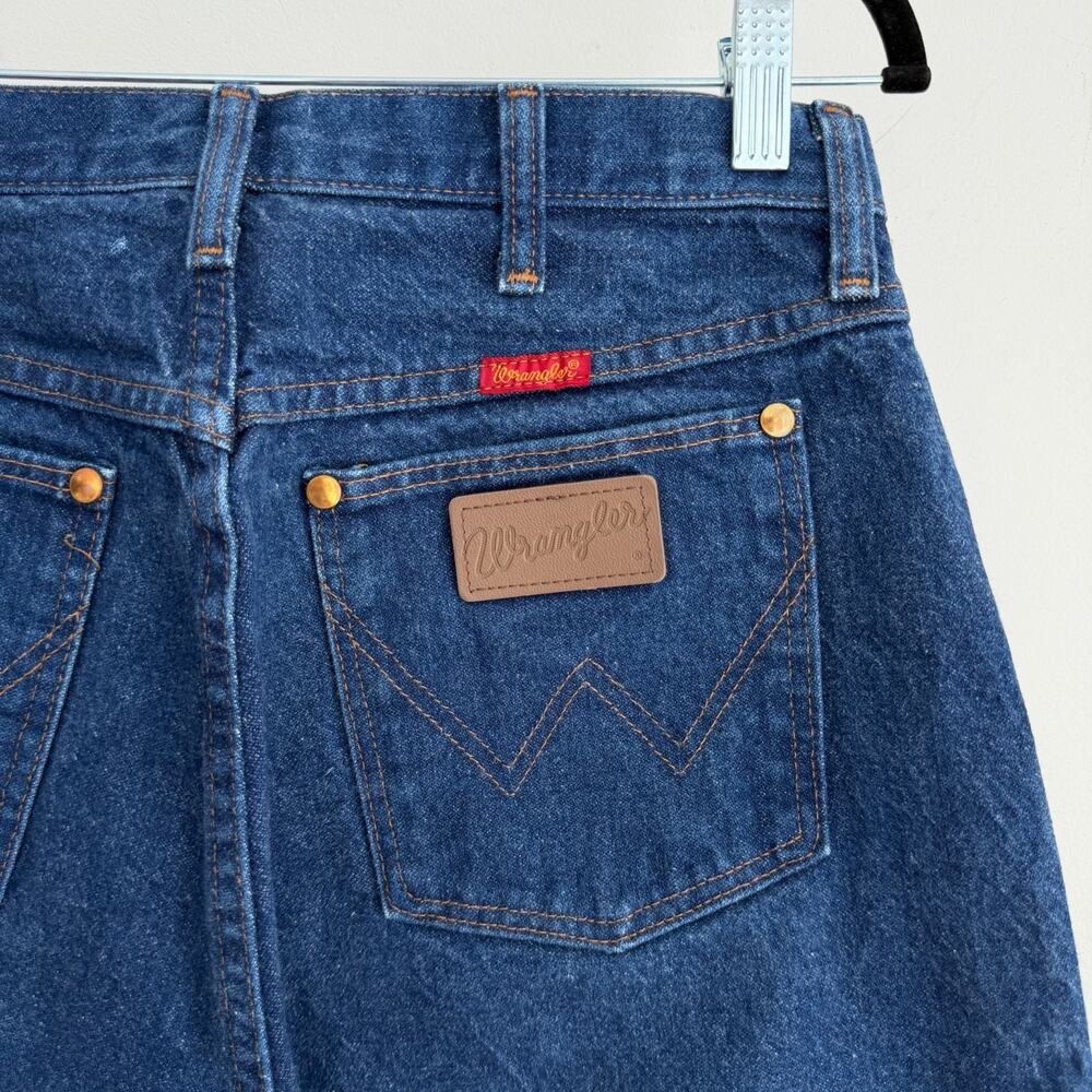 Vintage Wrangler Jeans Womens 30x33 Blue Denim Western Pants 80s 90s USA Made - Picture 7 of 12